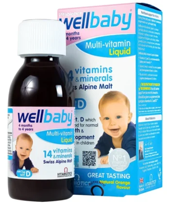 Wellbaby Multi-Vitamin Liquid (Vitamin tổng hợp cho trẻ từ 4 tháng đến 4 tuổi)