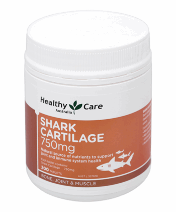 Shark Cartilage 750mg (Sụn Cá Mập hỗ trợ khớp linh hoạt, giảm đau nhức)