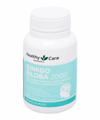 Ginkgo Biloba 2000mg (Bạch quả hỗ trợ tuần hoàn máu não, lưu thông máu)